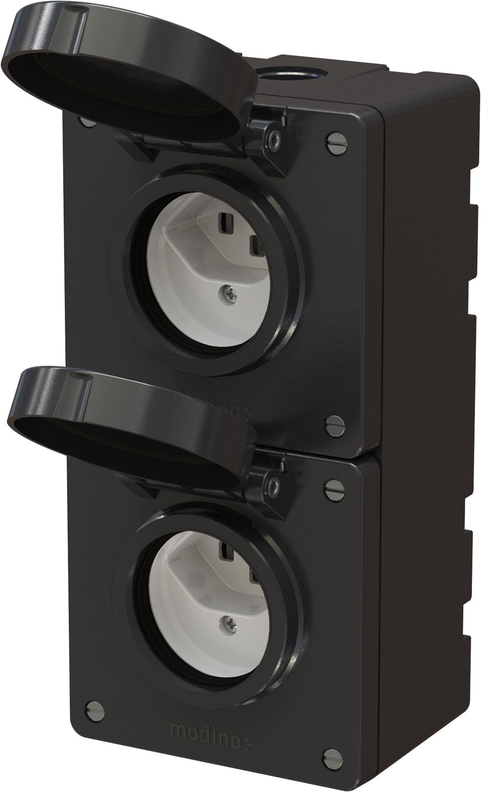 combinaison type 23 / type 23 ta.2x1 AP exo IP55 noir