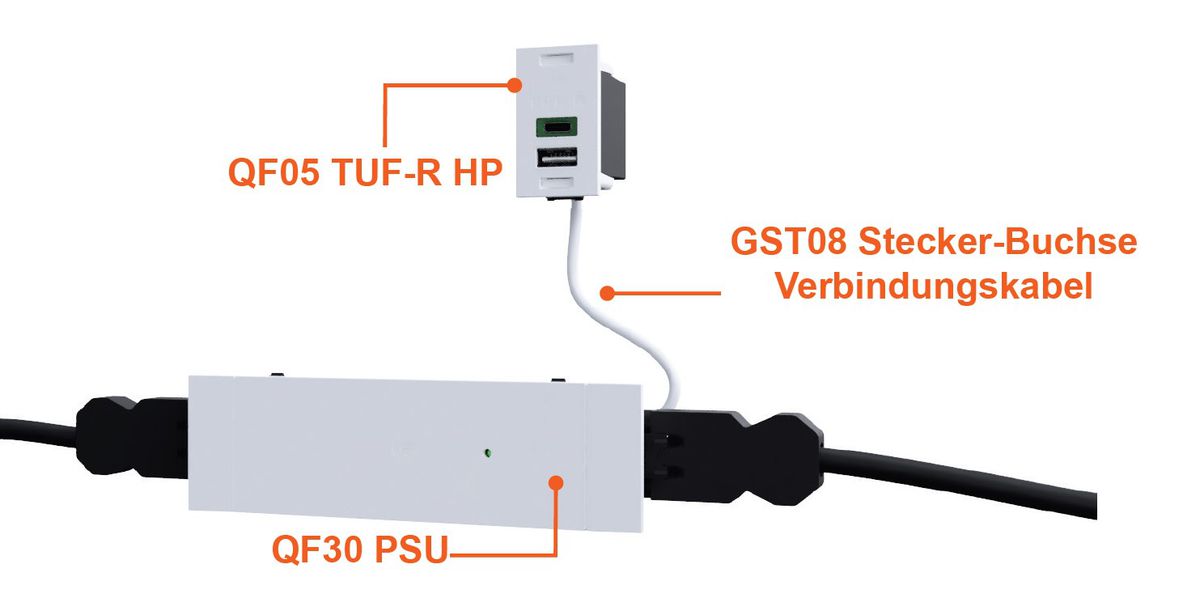 LIBERTY GST08 câble de connexion 500mm blanc