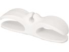 CABLE HOLD set blanc / 2 pièces