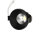 LED-Einbauspot ATMA Ø68 schwarz 3000K 660lm 32°