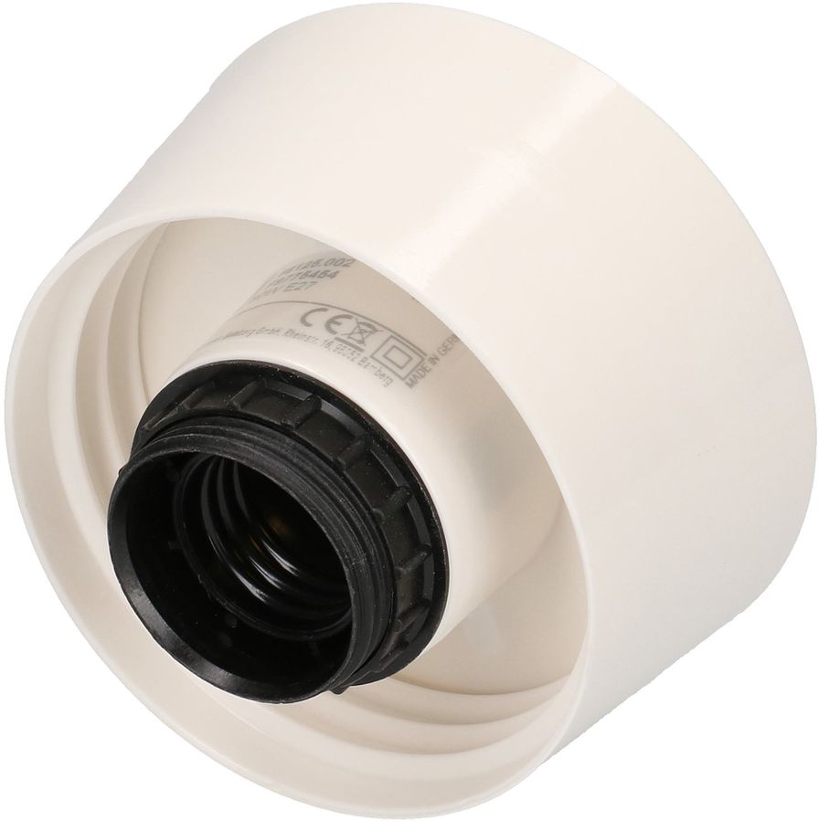 Deckenarmatur E27 weiss