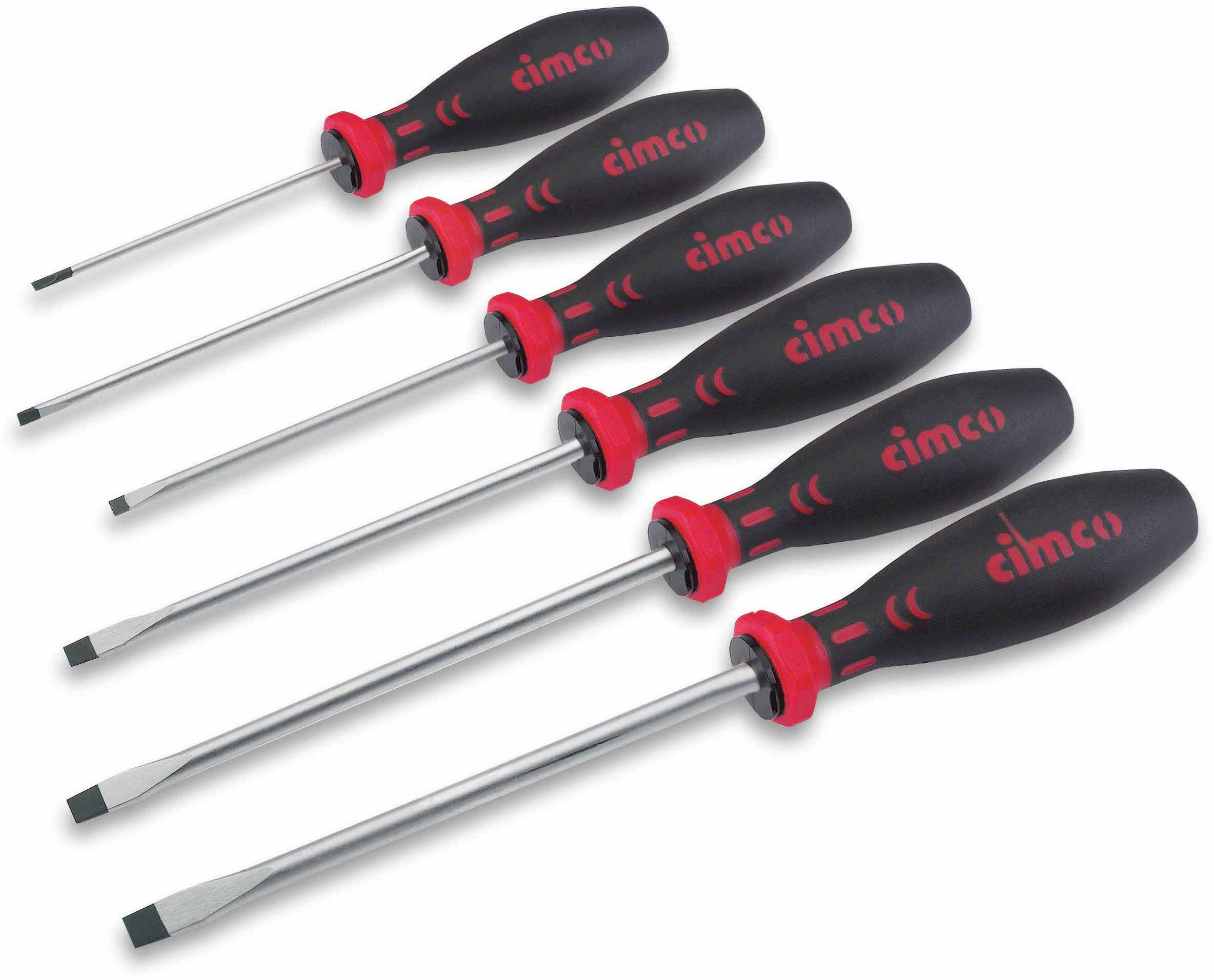 Assortiment de tournevis à fente 6 pièces