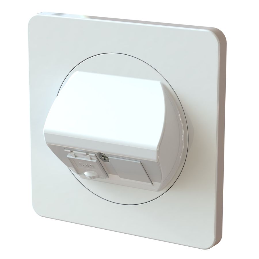 rete 1x RJ45 Cat. 6 non schermato / 1x ciaca INC maxONE bianco