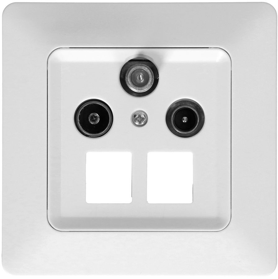 multimédia radio/TV/Sat/réseau 2dB ENC priamos blanc