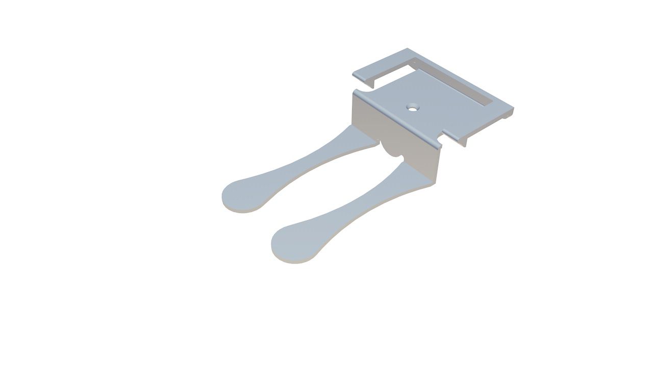 Bodenauslassadapter Easy-Clip-L silber RAL9006