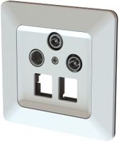 multimédia radio/TV/Sat/réseau 2dB ENC priamos blanc