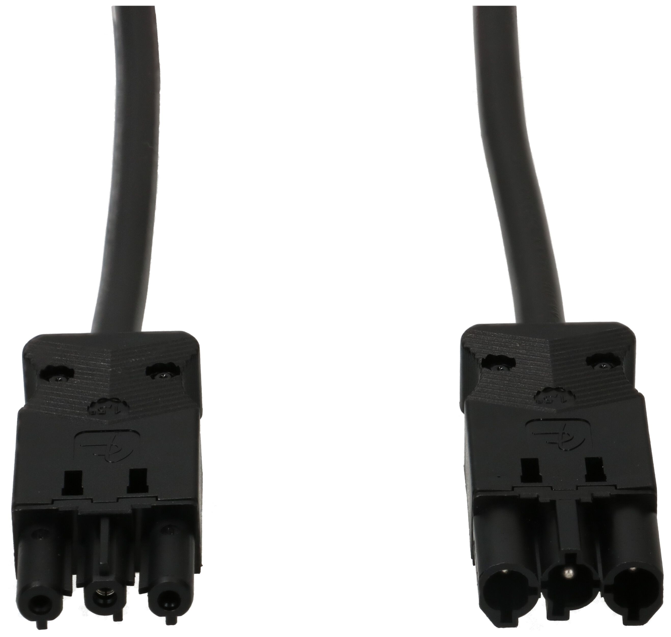 Rallonge TD AC 166 H05VV-F3G1.5 0.8m noir