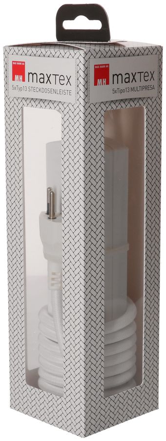 multiprise TEX 5x type 13 blanc 2m