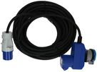 CEE-Verlängerung H07RN-F3G1.5 15m sw CEE16-3/CEE16-3+Typ 23 IP55