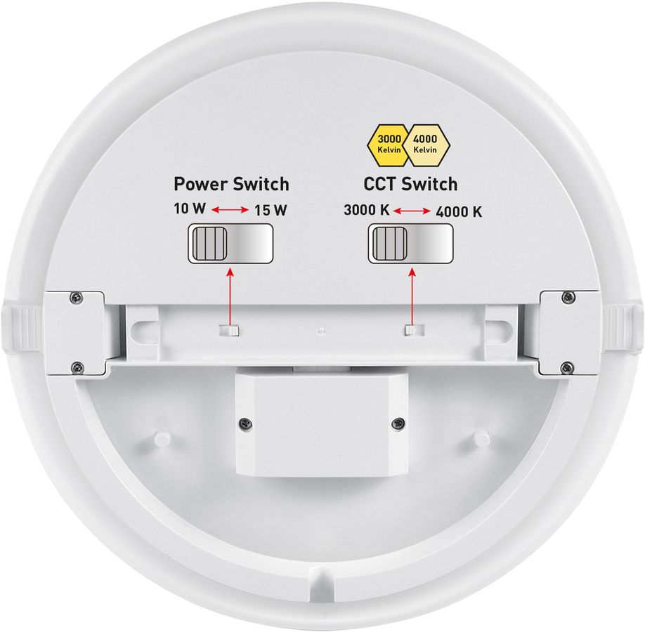 plafonnier et applique LED VARIO 22 HF 3000-4000K 10-15W