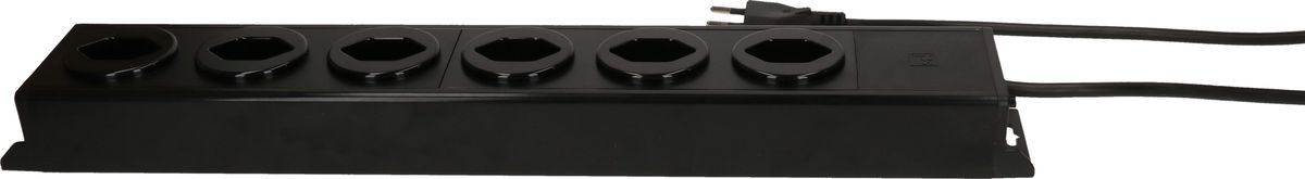 multiprise Power Line 6x type 13 noir/noir 3.0m