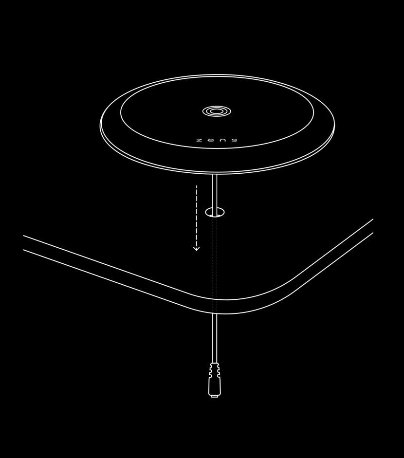Zens Built-In Wireless Charger 15W