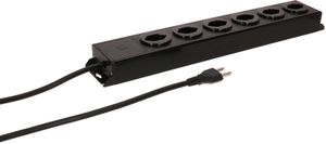 multiprise Power Line 6x type 23 noir/noir 1.5m
