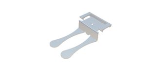 adaptateur pour sortie au sol Easy-Clip-S argent RAL9006