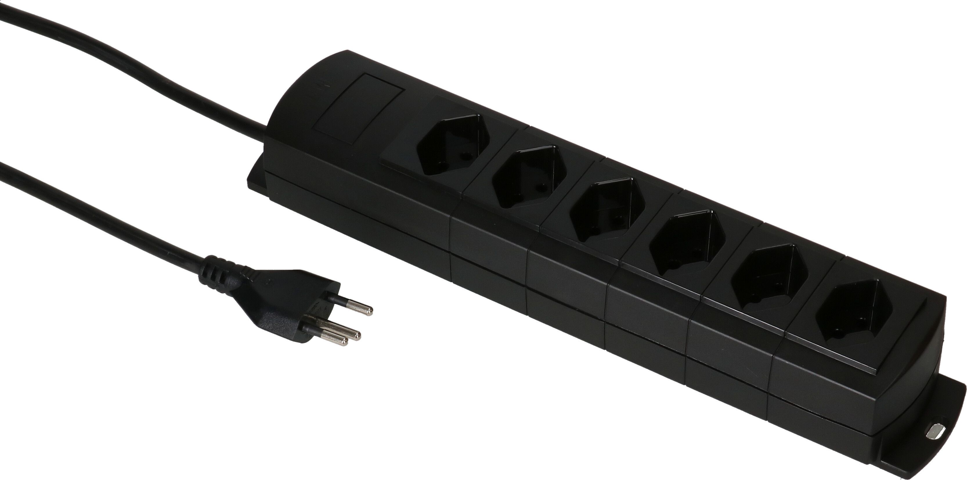 multiprise Prime Line 6x type 13 noir 5m