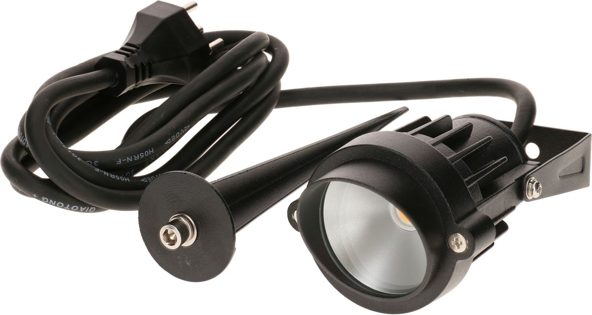 LED Gartenspot 350lm ALU schwarz IP65