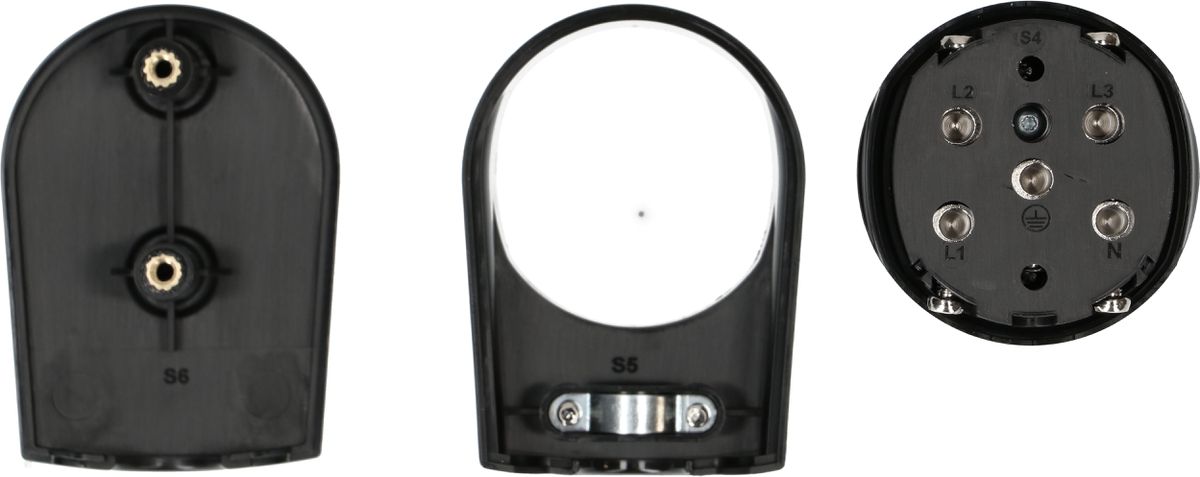 Fiche TH type 25 5-pôles noir coudé