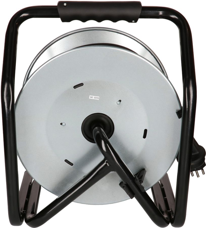 enrouleur de câble en acier IP55 3x type 13 25m noir acier