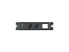 CUBO bloc multiprise noir 2x type 13 1x module vide