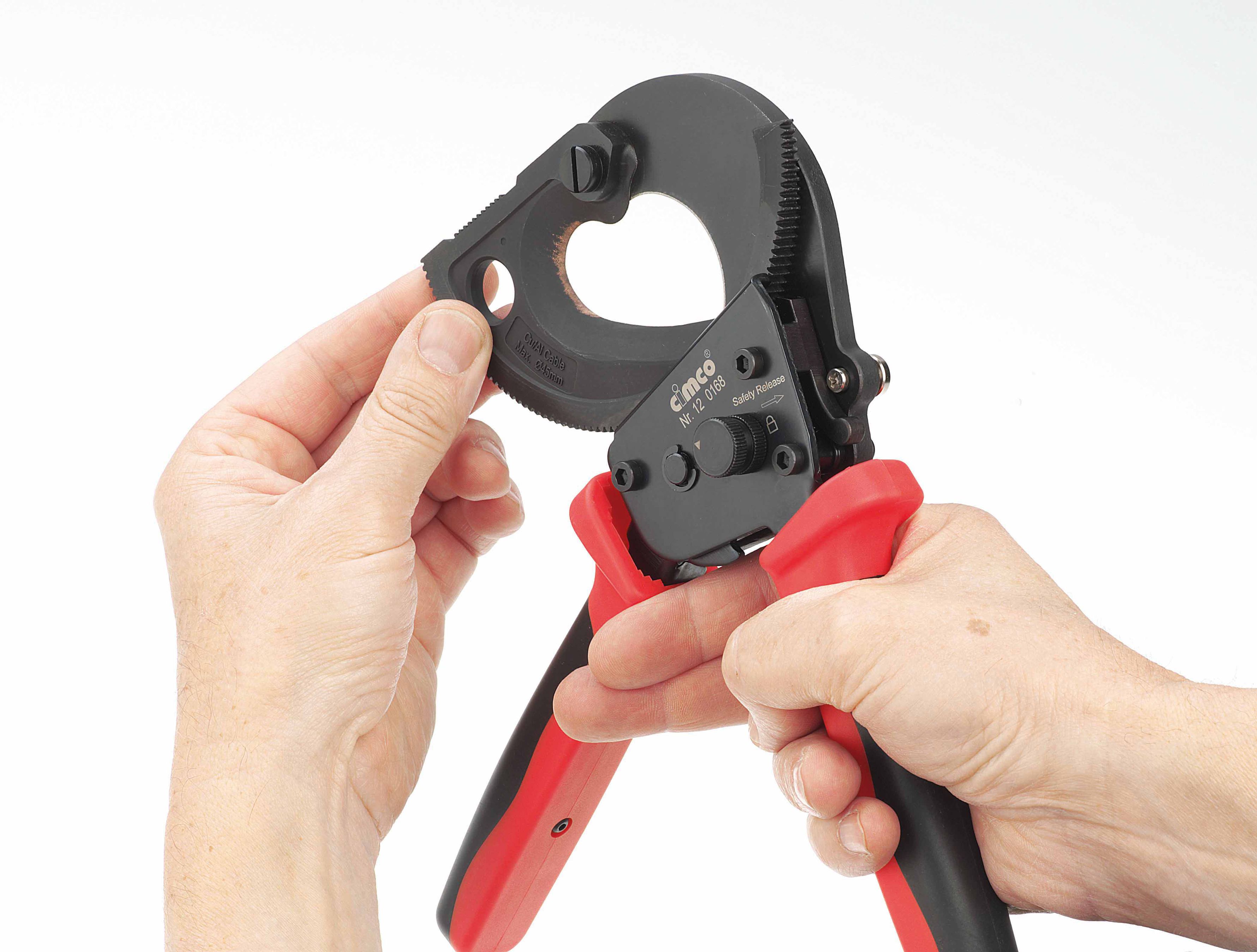 Coupe-câble à cliquet à une main, couper les câbles sans écraser