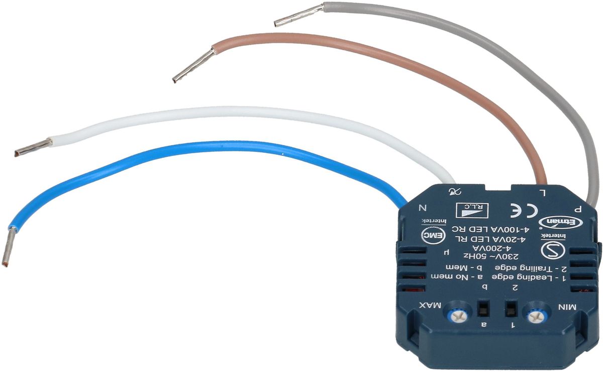 variatore universale a touch LED inserto incorporato R/L/C/LED