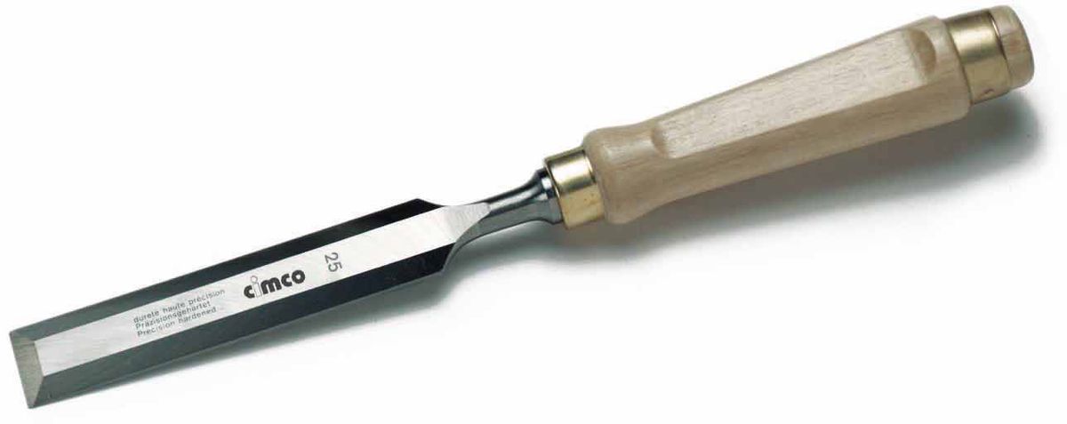 Ciseau à bois largeur du tranchant 20mm lame 131mm taille 261mm