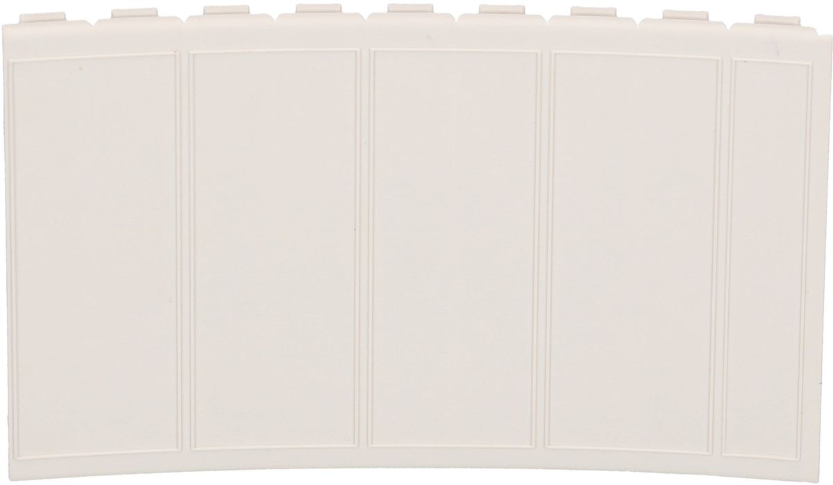 bande de recouvrement DIN découpe 45mm blanc