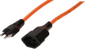 Rallonge EPR/PUR H07BQ-F3G1.5 5m orange type 23 / type 23