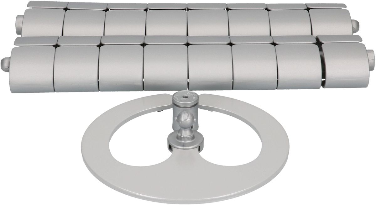 garniture serpentine de câble 1 Premium 0.75m argent RAL9006