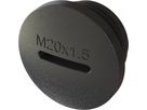 bouchon d'étanchéité M20x1.5 (joint inclus) noir