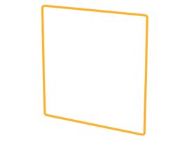 profil décoratif ta.1x1 priamos orange / 4 pièces