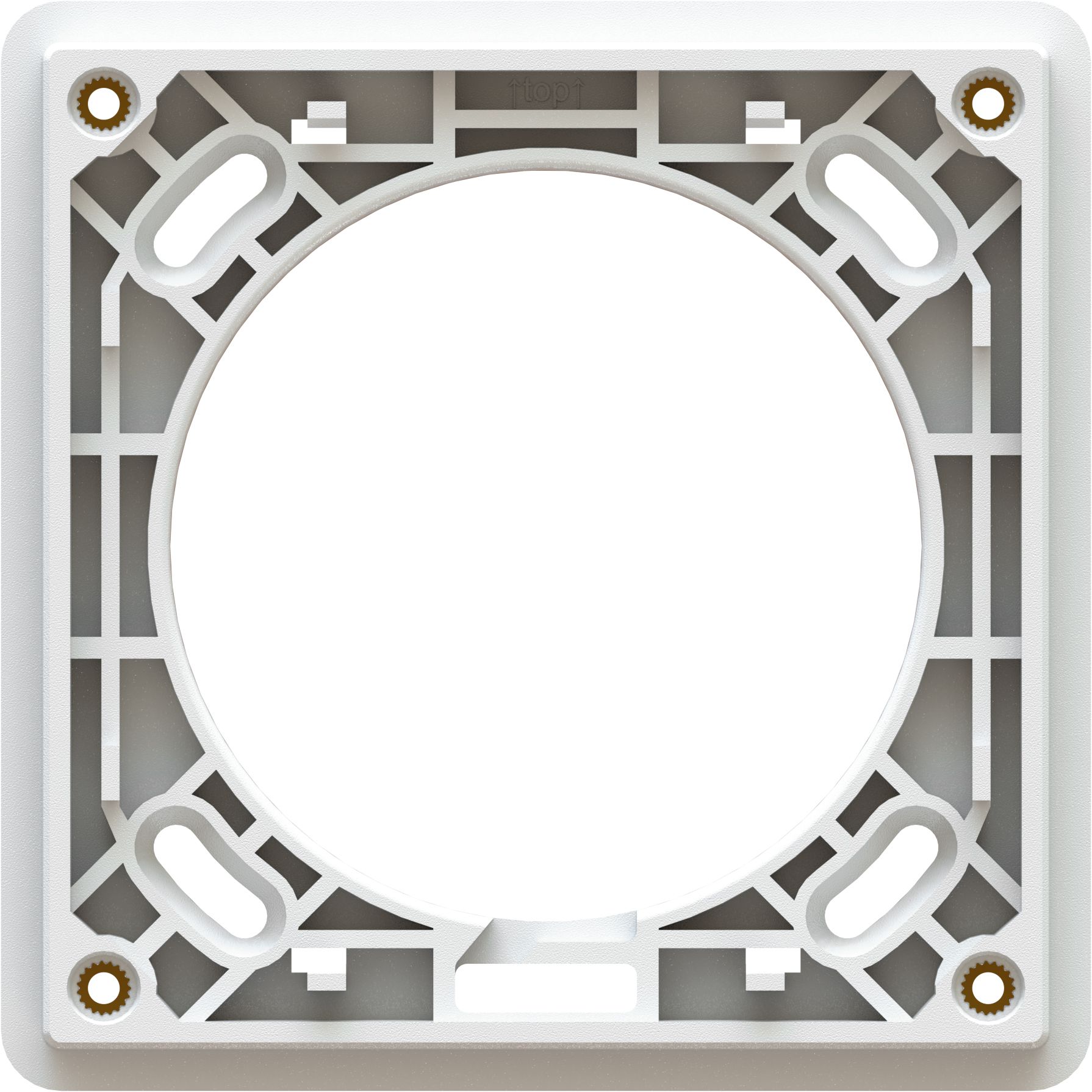 cadre de fixation ta.1x1 ENC exo IP55 blanc