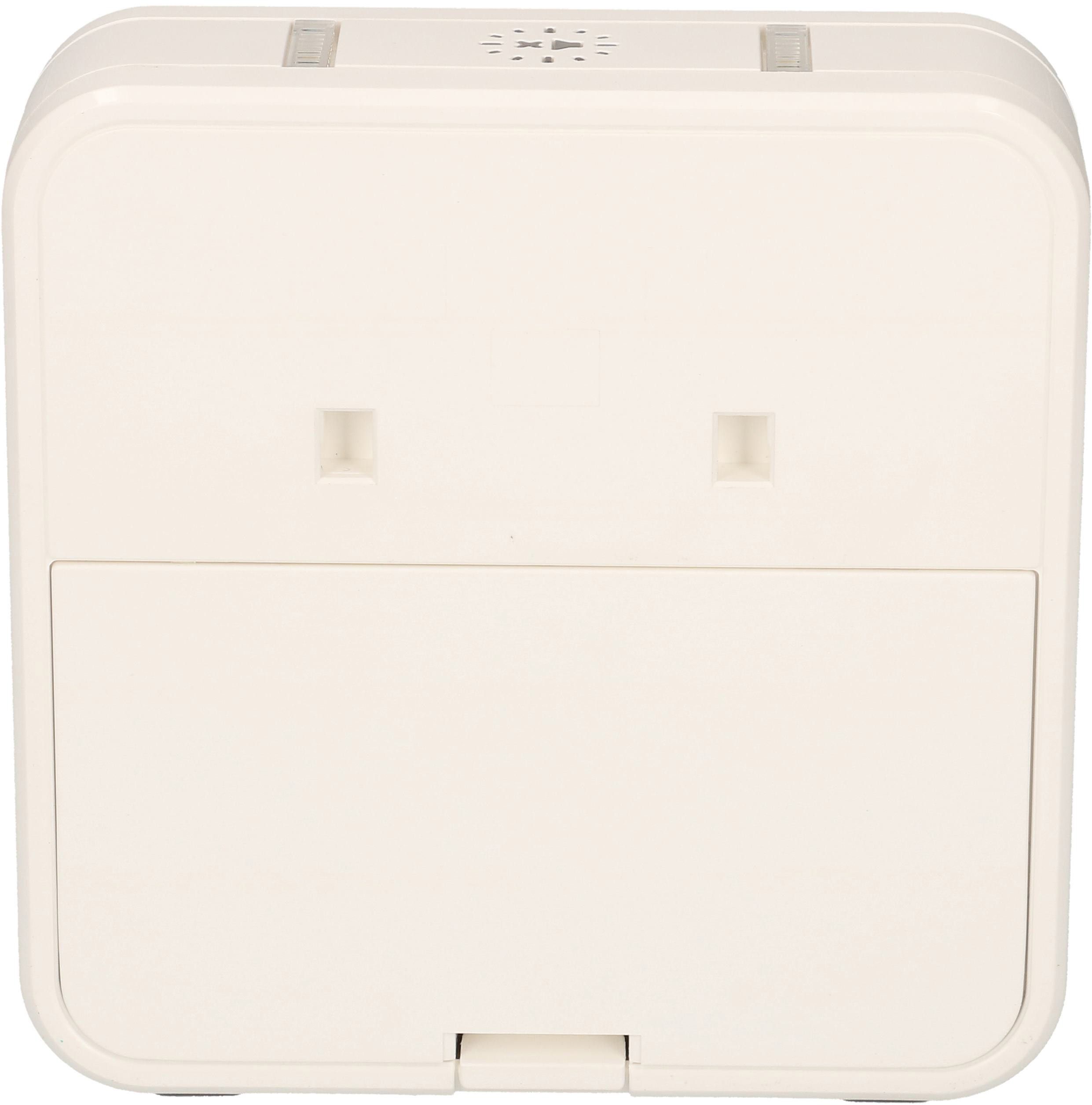 Kit carillon sans fil, portée=200 m, blanc, halo lumineux MP3