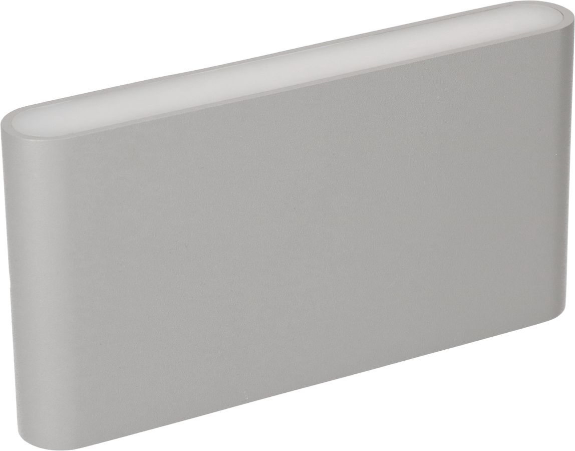 LED-Wandleuchte WALL-FLAT alugrau RAL9006