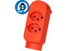 Multi adaptateur ADAPT 2+1x type 13 orange fluo rot. BS