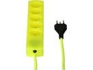 multiprise TEX 5x type 13 jaune fluorescent 2m