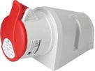 prise murale CEE 3P+N+E 400V/32A rouge IP44