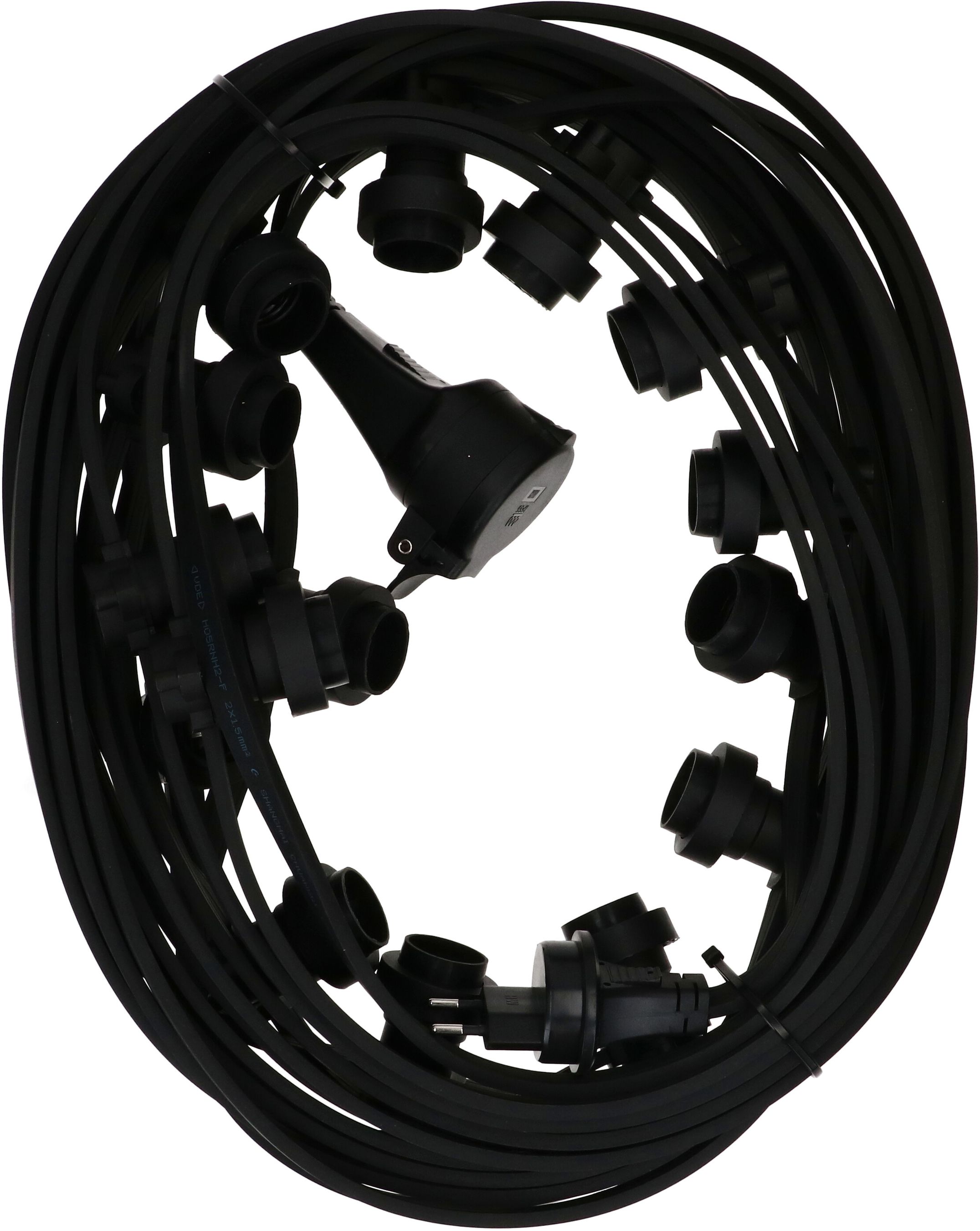 guirlande lumineuse outdoor 15x E27 ILLU5X13 16.5m type 11 IP55
