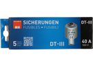 fusible 40A retardé 500V DT-III / 5 pièces