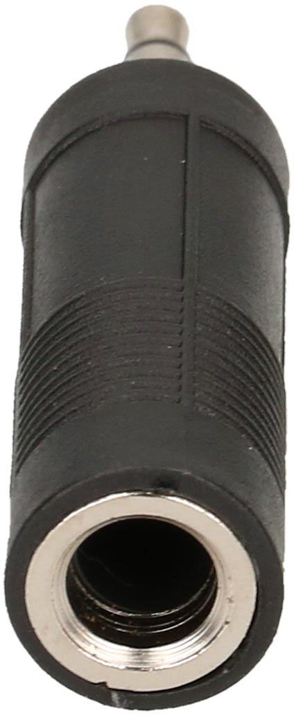 adaptateur audio HQ stéréo fiche/prise jack noir