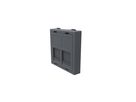 accessoire multimédia 45x45 anthracite couverture pour 2x RJ45