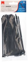 attache câbles redissolvable 3.5x150mm noir / 50 pièces