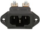 spina dell'apparecchio tipo C16A 3 poli nero