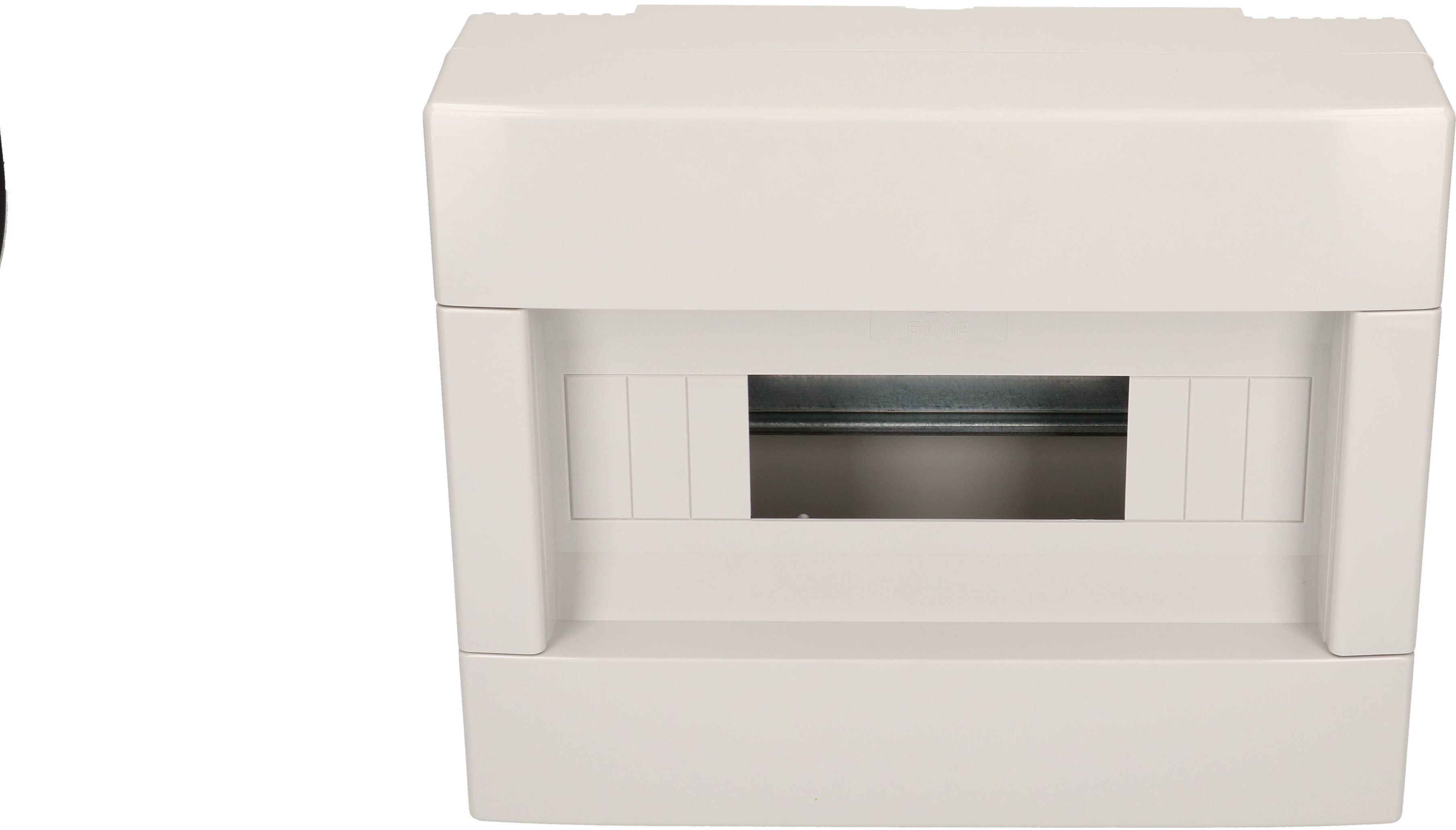 petite distribution AP 1 rangée 12 modules gris IP40