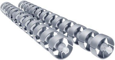 serpentine de câble Orbit 50 1.00m argent RAL9006