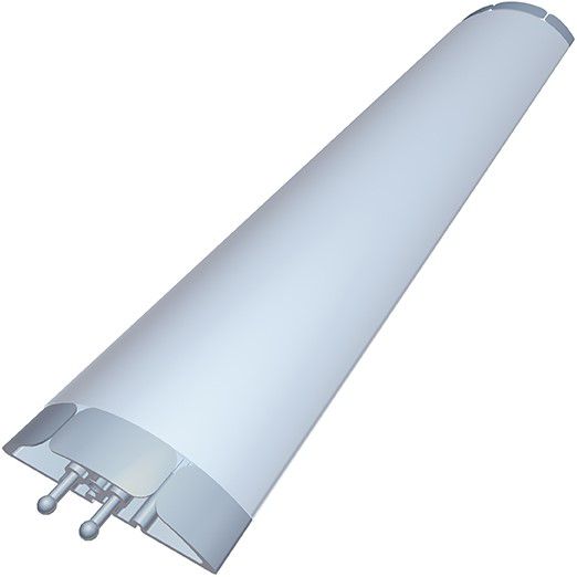 pont pour câbles Easy Bridge 90 0.50m maillons argent RAL9006