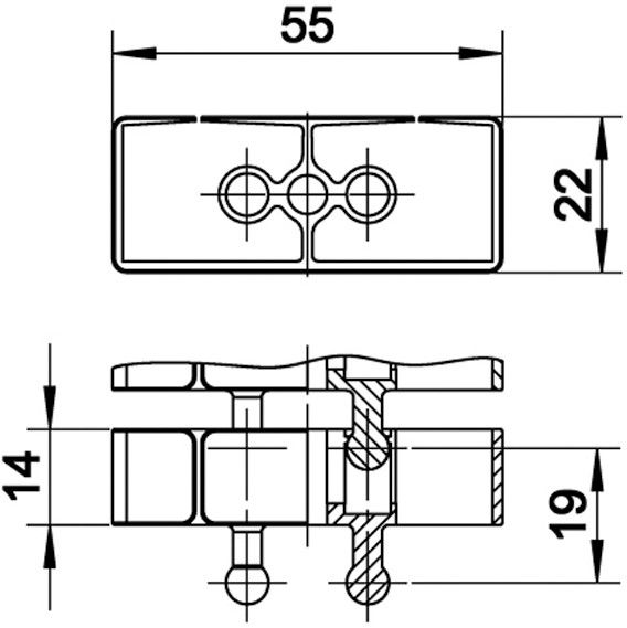 serpentine de câble Flex II 1.00m blanc RAL9003
