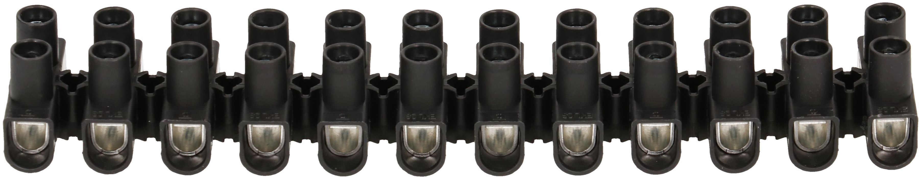 Klemmleiste EKL 2 S 2.5-10mm2 12-polig schwarz 2 Stk.