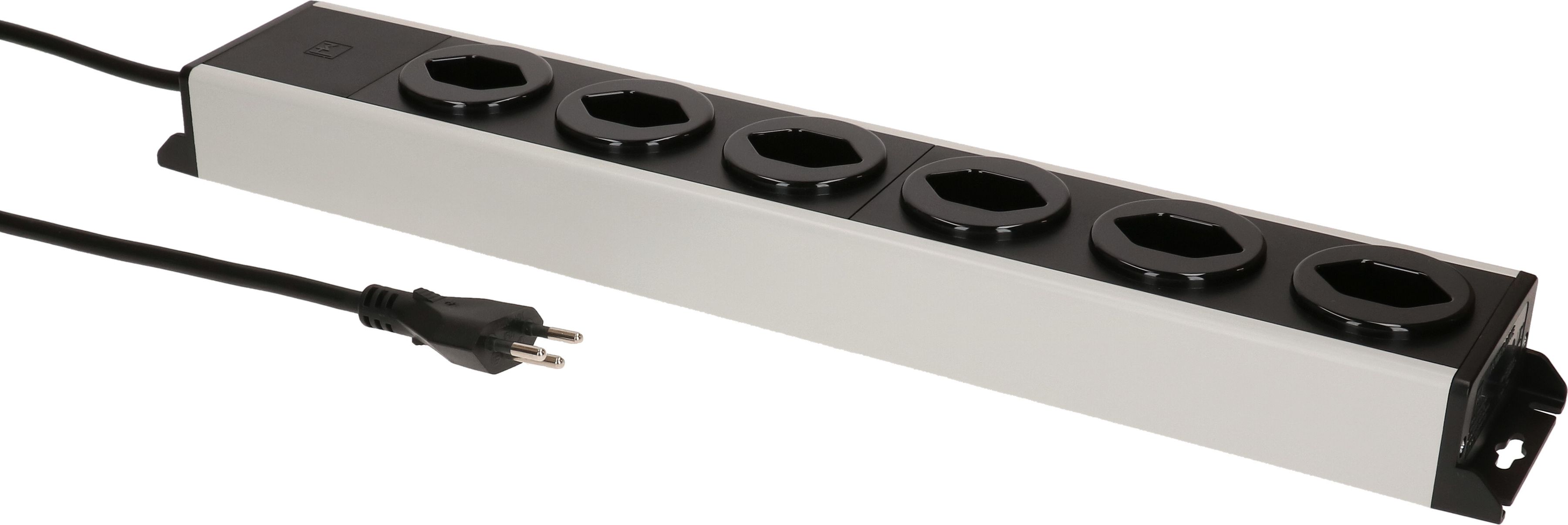 multiprise Power Line 6x type 13 gris/noir 3.0m