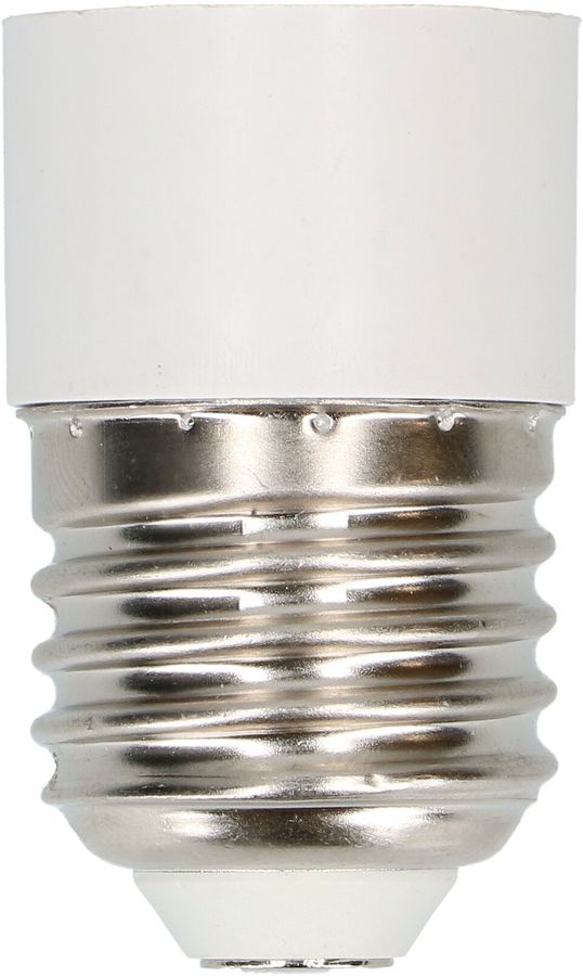 douille de réduction de E27 à E14 blanc